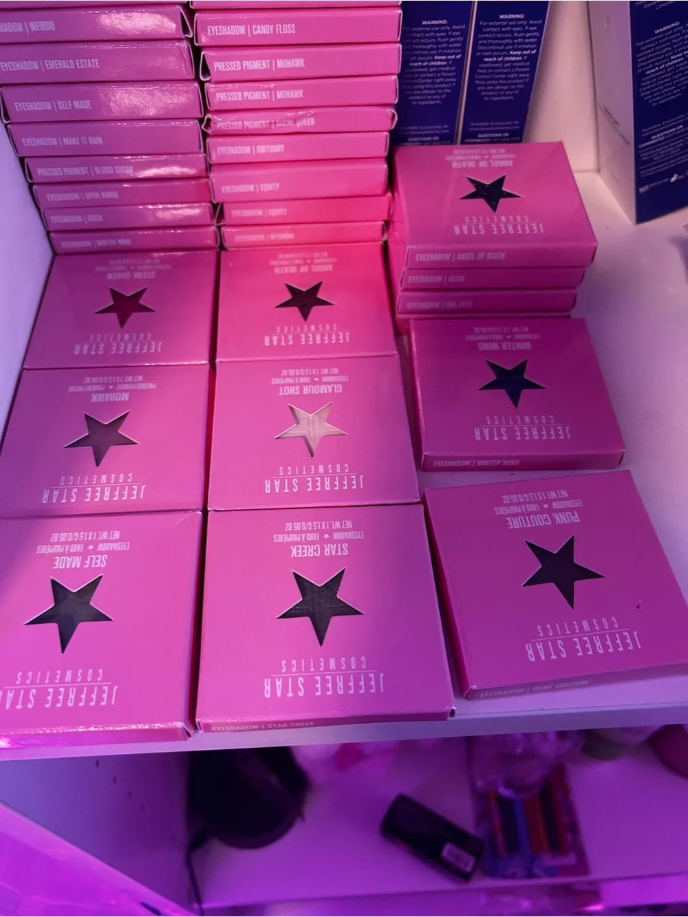 Jeffree Star Eyeshadow & Contour Compact Assortment bundle of colors  set of 4